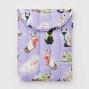 Puffy Laptop Sleeve 13/14 - Fancy Cats