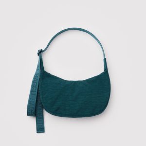 Small Nylon Crescent Bag - Deep Sea