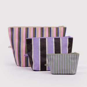 Go Pouch Set - Candy Shop Stripes