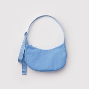 Small Nylon Crescent Bag - Piscine