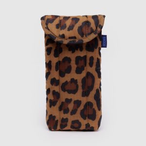 Puffy Glasses Sleeve - Leopard