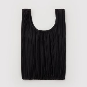 Pleated Baggu - Black