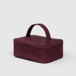 Small Cosmetic Case - Mahogany